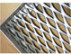 Architectural Building Expanded Metal Lath Mesh Curtain Wall With Fixing L Type Frame