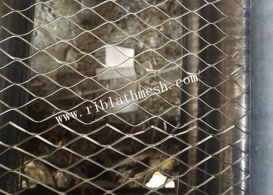 370g/M2 गर्म डूबा जस्ती स्टेनलेस स्टील ईंट सुदृढीकरण मेष विस्तारित धातु